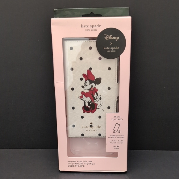 NWOT,Kate Spade+ Disney Collab Magnetic Phone Case iPhone 12 Pro. - Picture 1 of 10